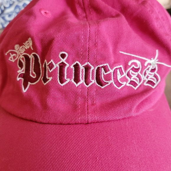 Vintage 2000s Disney Princess pink velcro baseball cap hat - Picture 2 of 6